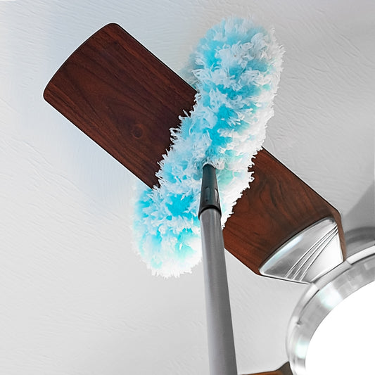 Fuzzy Fan Duster Replacement Head Only Color Teal
