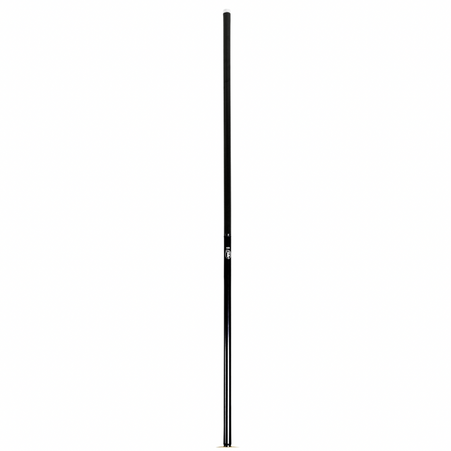 2 Piece Black Steel Threaded Handle for Kitchen Broom Head Only