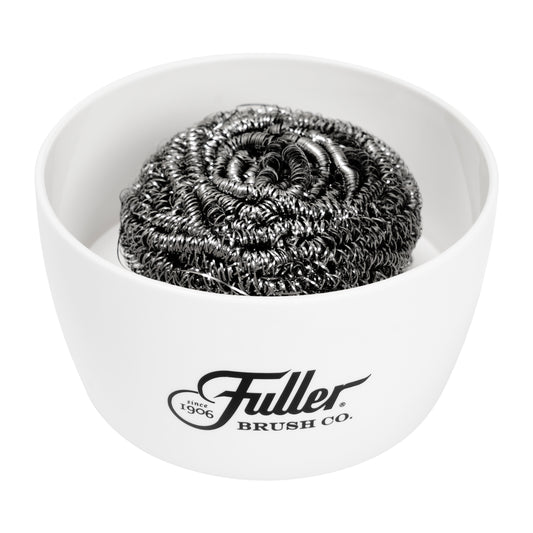 Handy Holder (White) + Stainless Steel Sponges