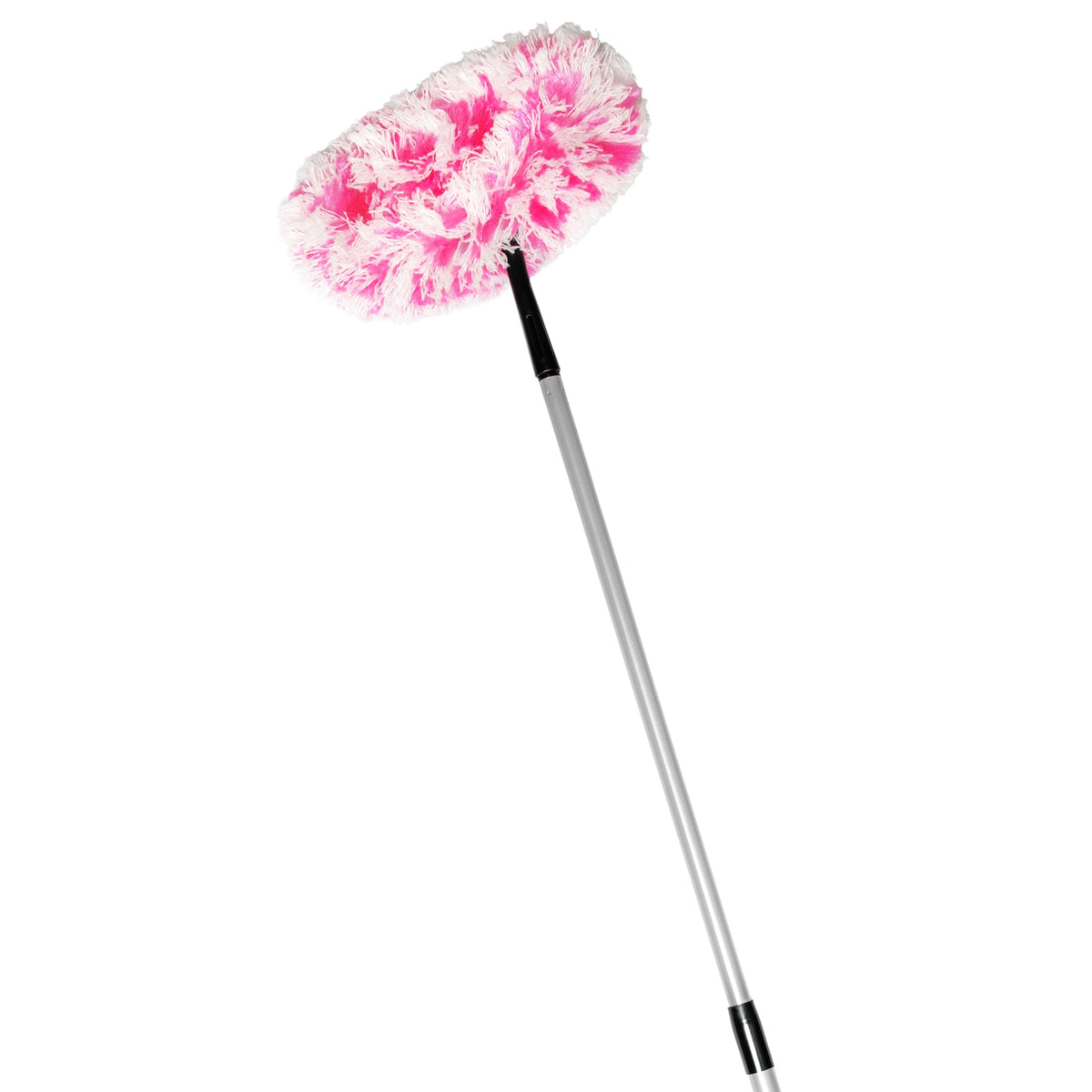 Fuzzy Fan Duster (Pink) + Telescopic Handle