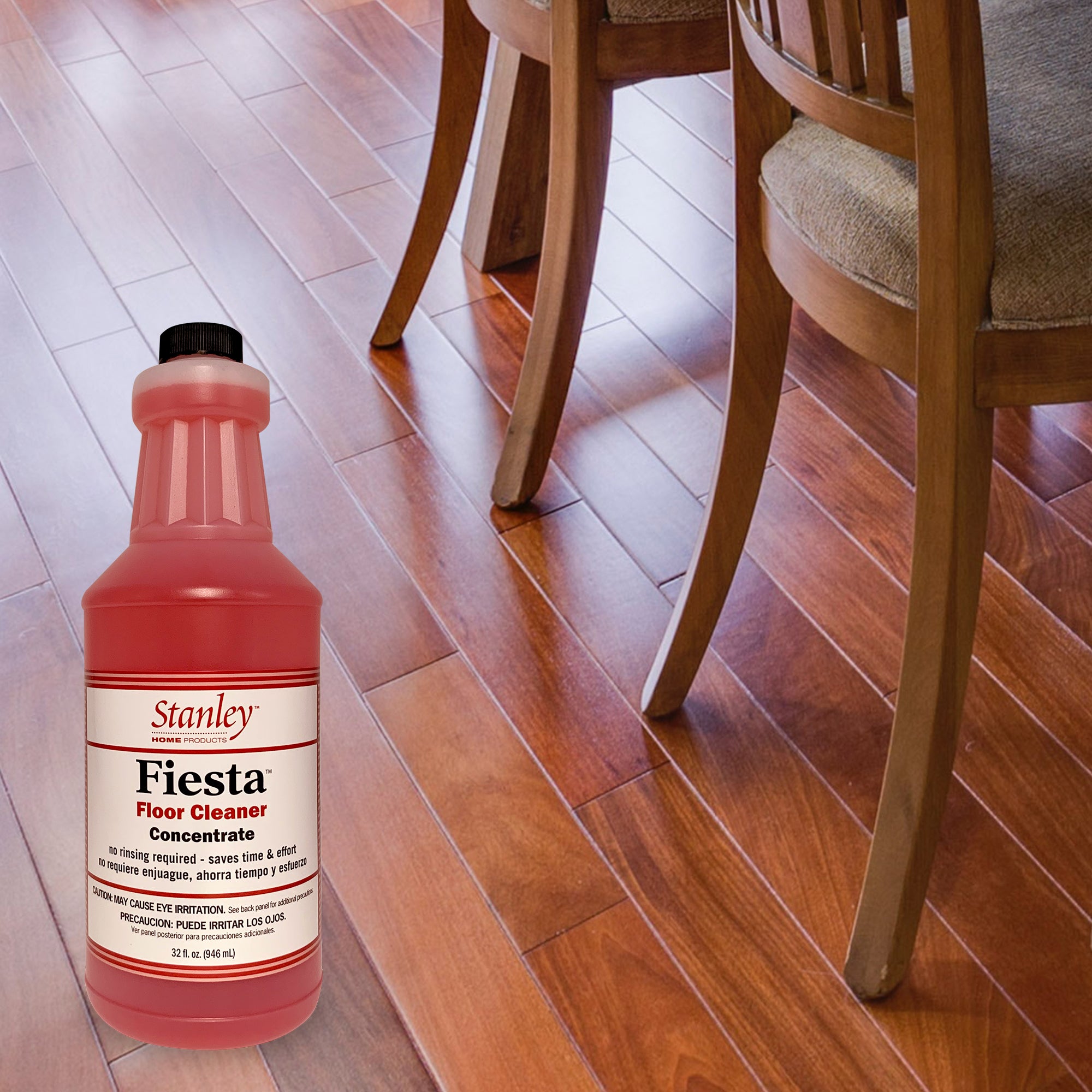 Fiesta Floor Cleaner, For Wood Tile & Hard Floors, Concentrate, Fresh Citrus 32 oz