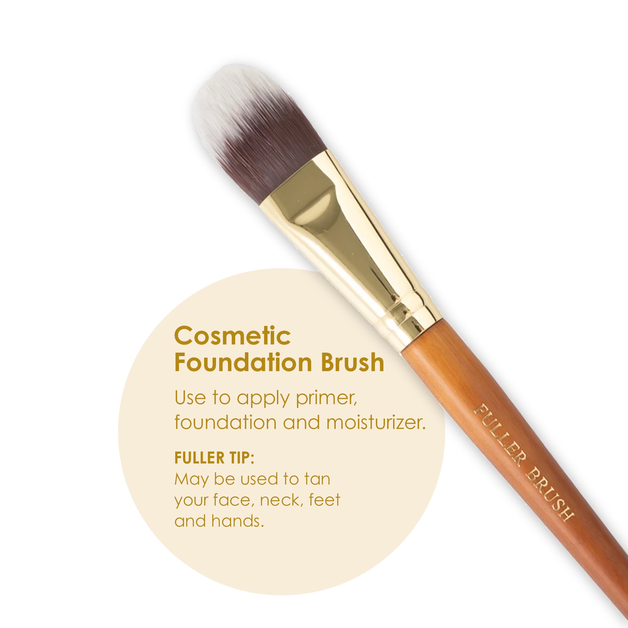 Fuller Cosmetic Foundation Brush #566