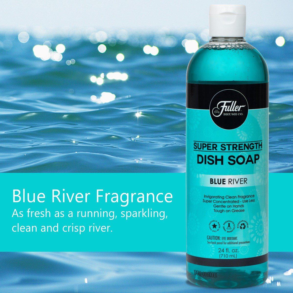 Dish Soap Super Strength - Blue River Invigorating Clean Fragrance-Cleaning Agents-Fuller Brush Company