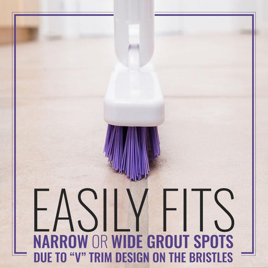 Tile Grout E-Z Scrubber Complete - Lightweight Multipurpose Surface Scrubber-Cleaning Brushes-Fuller Brush Company