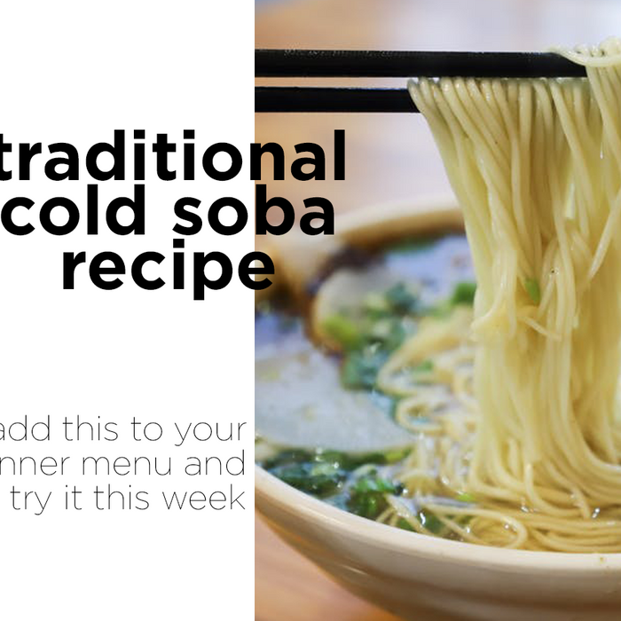 Soba fría tradicional