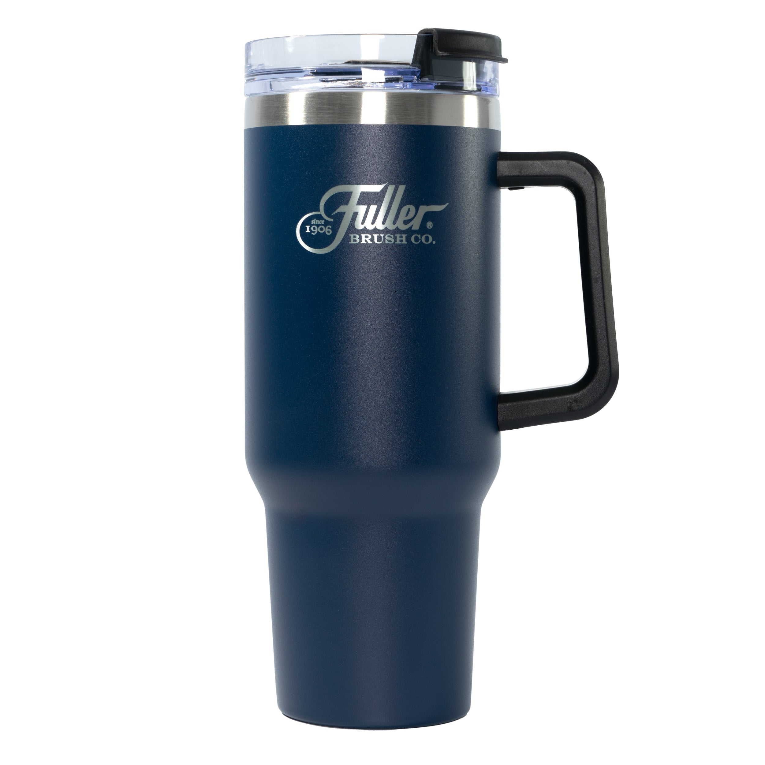 Stainless Steel Double Wall 40 oz. Tumbler - Lead-Free - Steel Blue