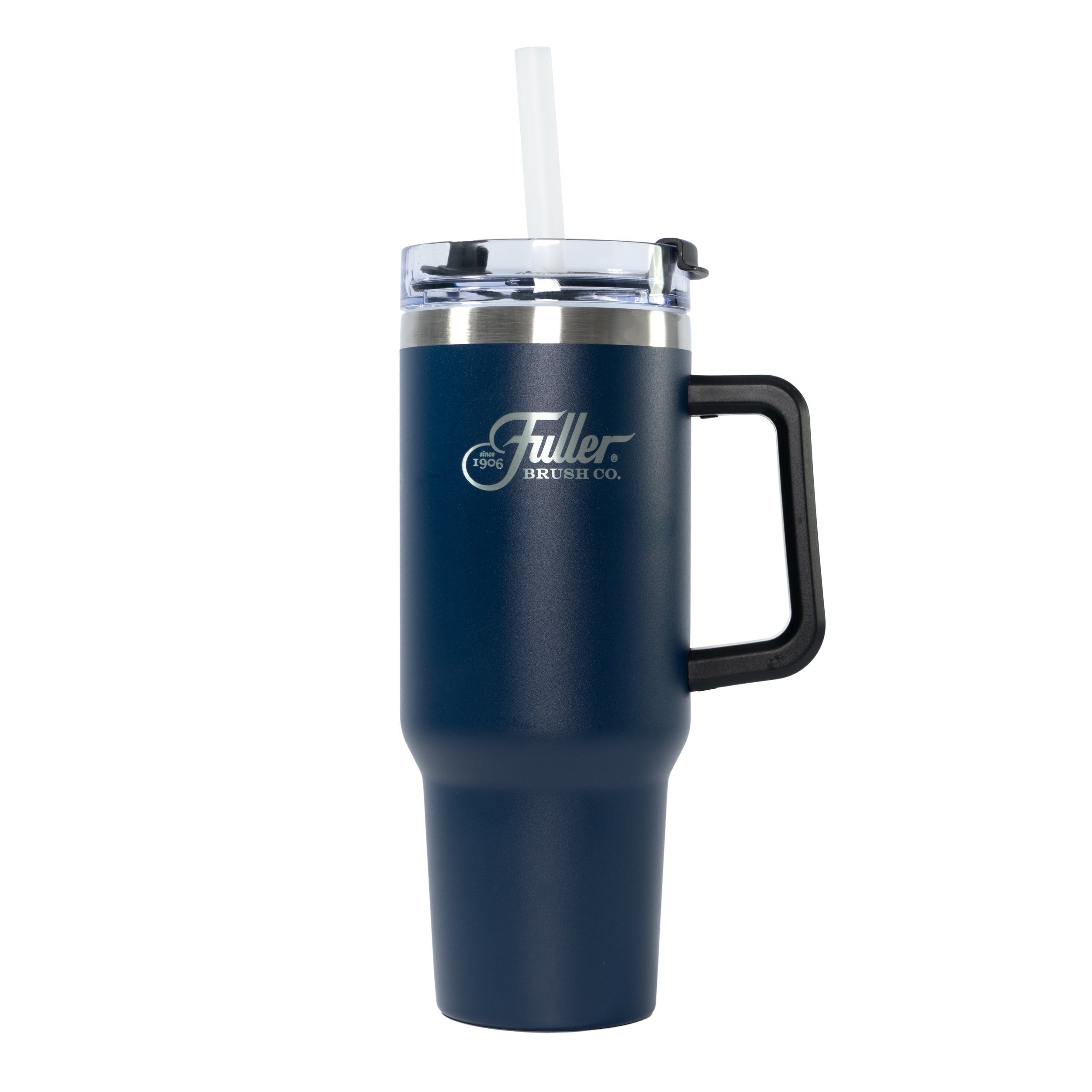 Stainless Steel Double Wall 40 oz. Tumbler - Lead-Free - Steel Blue