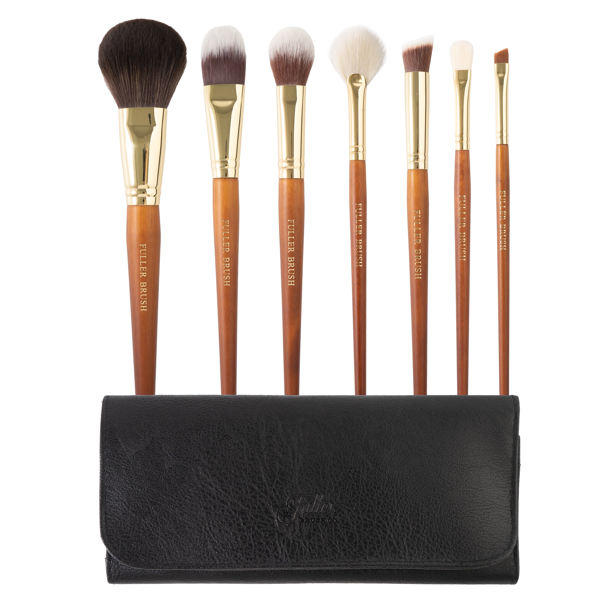 Fuller Brush Cosmetic Brush Set with Case (set of 7 Brushes)
