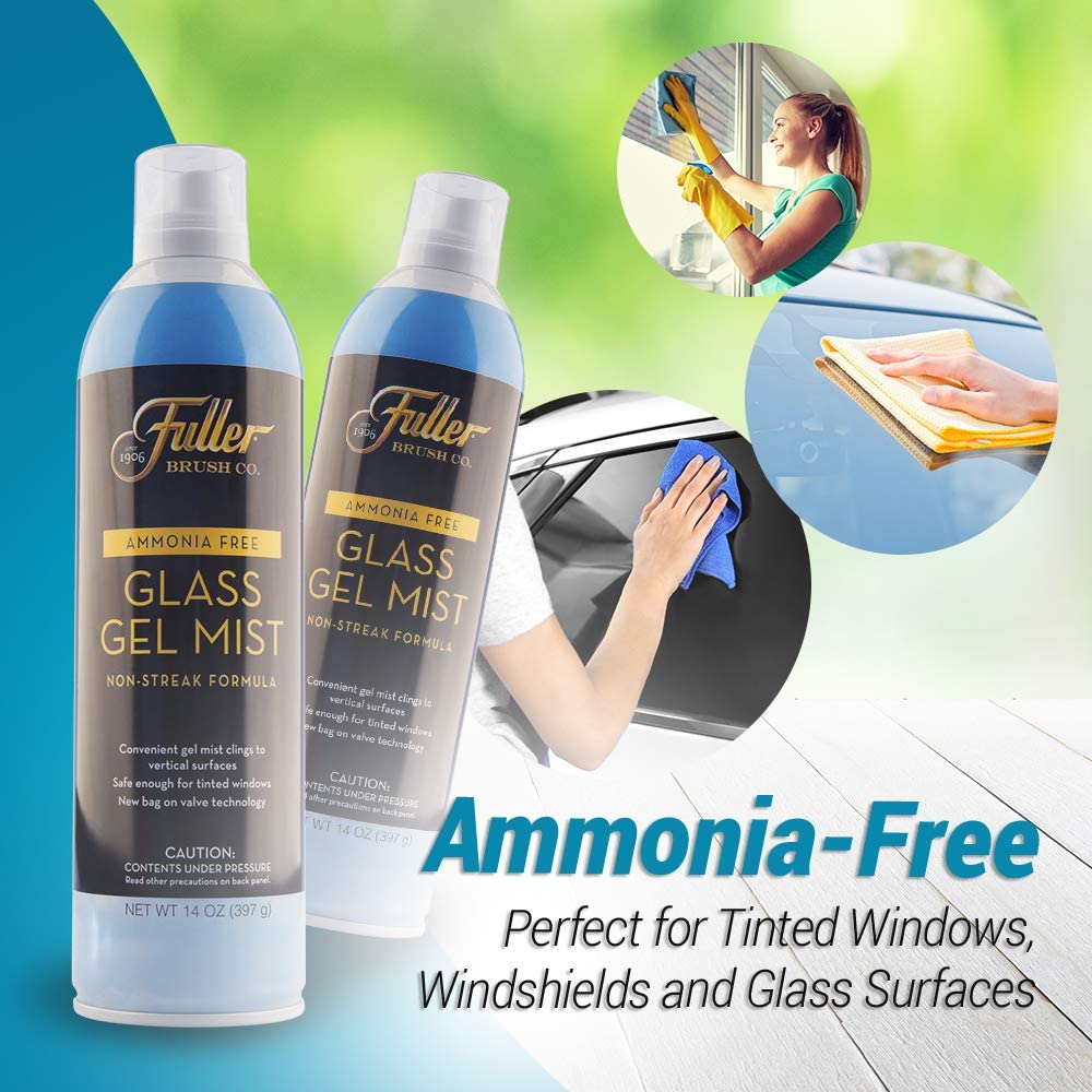 Glass Gel Mist - No Drip Streak Free Finish - Sin Amoníaco