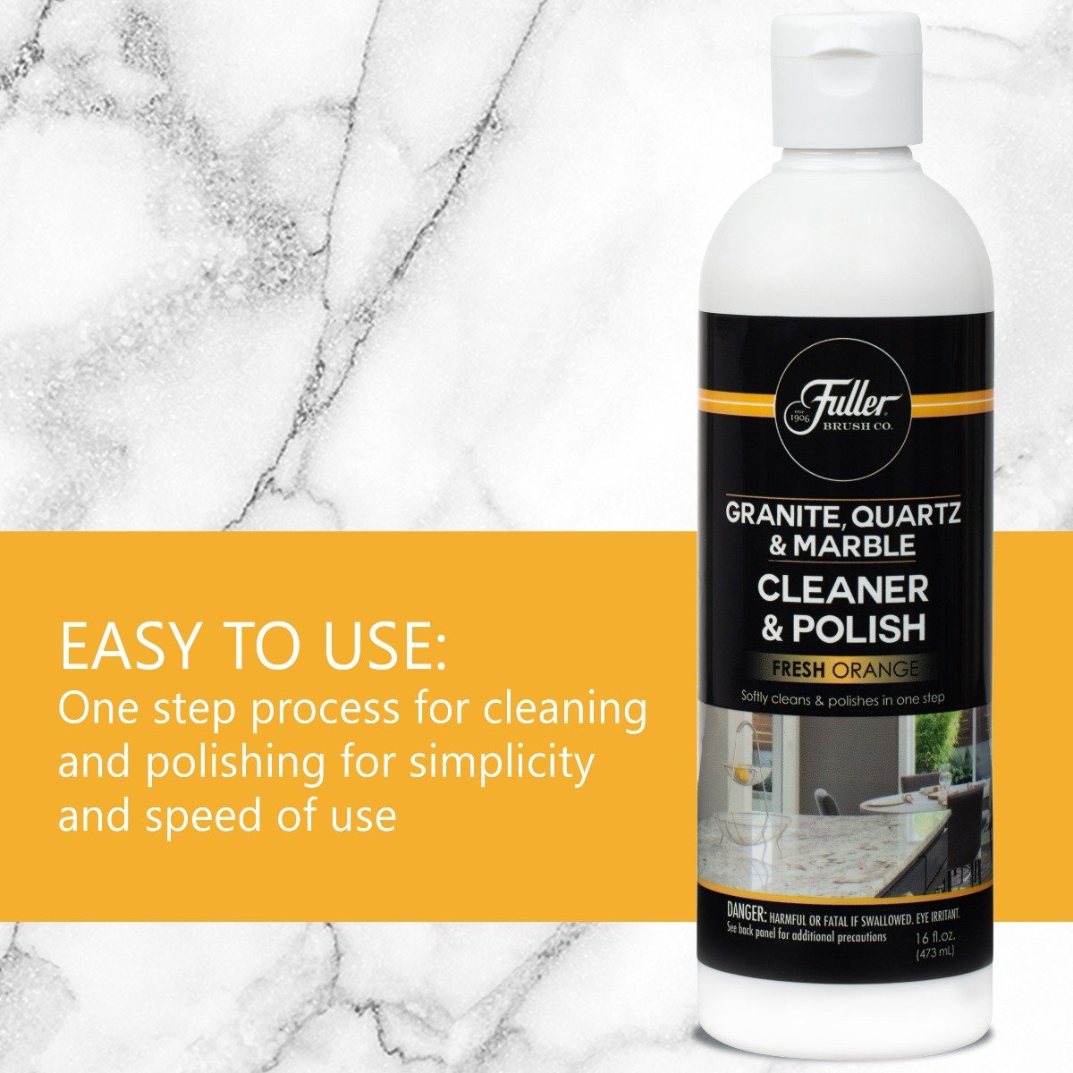 Granite Quartz Marble Countertop Cleaner & Polish - Cleans and Protects-Polishes-Fuller Brush Company