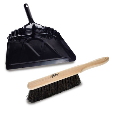 Horsehair Bench Brush + Metal Dustpan-Cepillos de limpieza-Fuller Brush Company