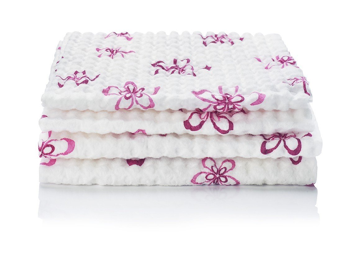 Pretty & Pink Highly Absorbent Quilted Cleaning Clothes (4 Pack)-Otros artículos de limpieza- Fuller Brush Company