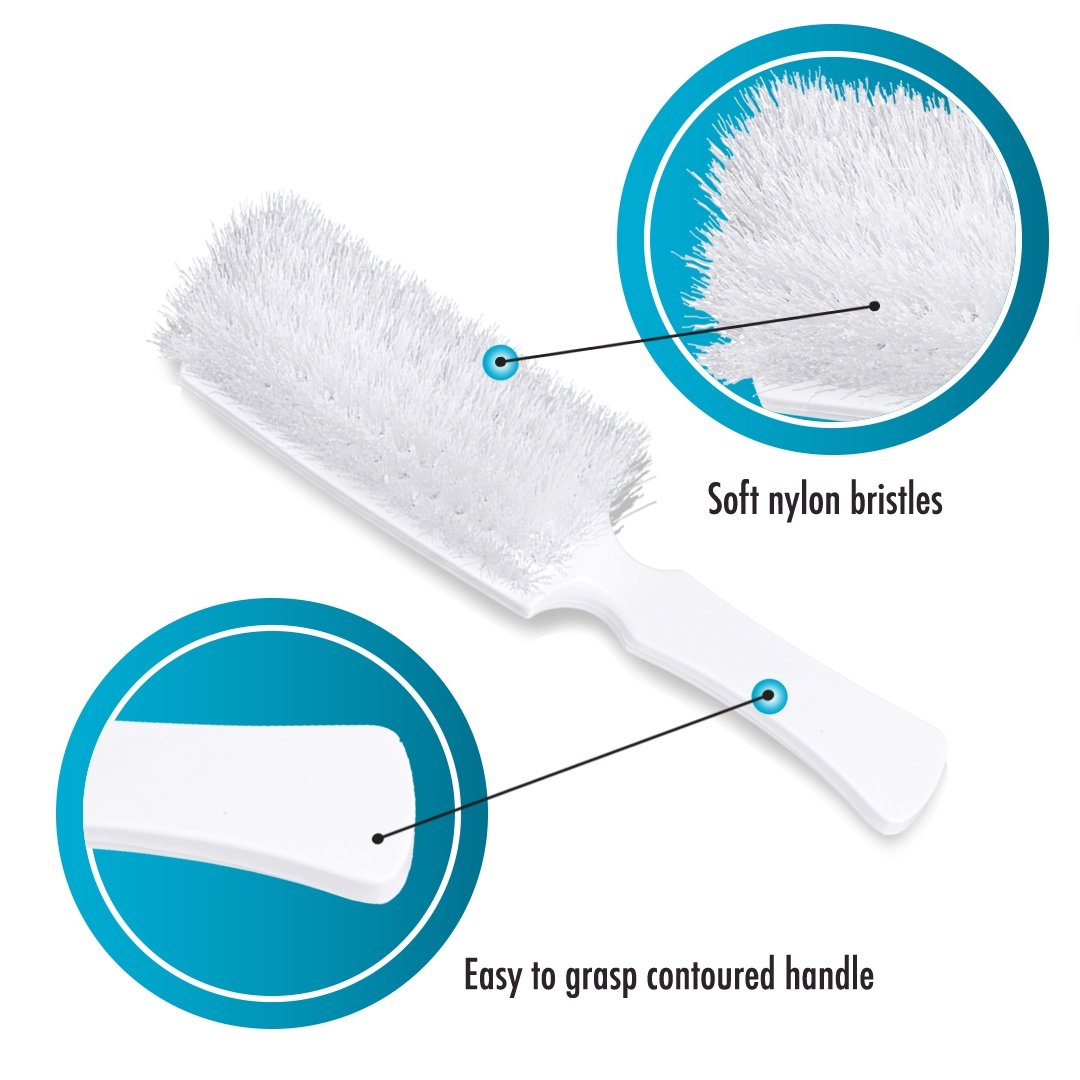 Cepillo de pelo de cerdas de nylon ultra suaves para bebés y adultos. Soft Gentle Brushing-Hair Brushes-Fuller Brush Company