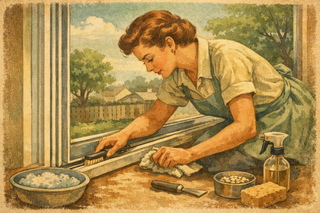 How to Clean Window Tracks Without a Mess
