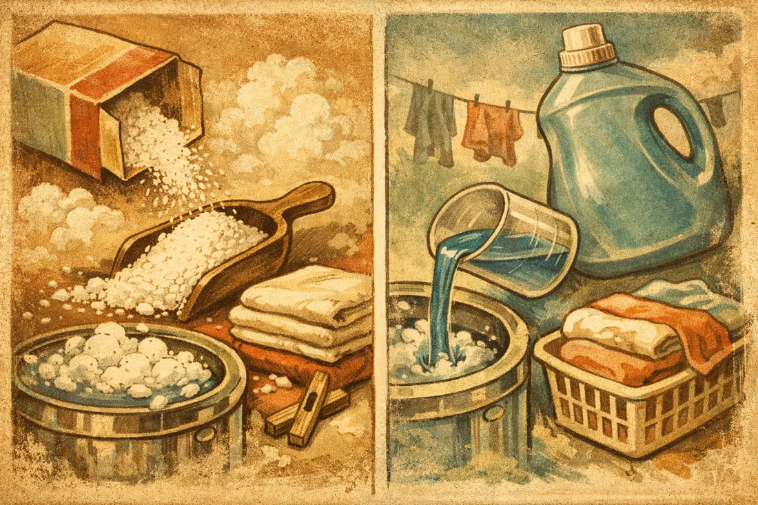 Powder Detergent Versus Liquid Detergent