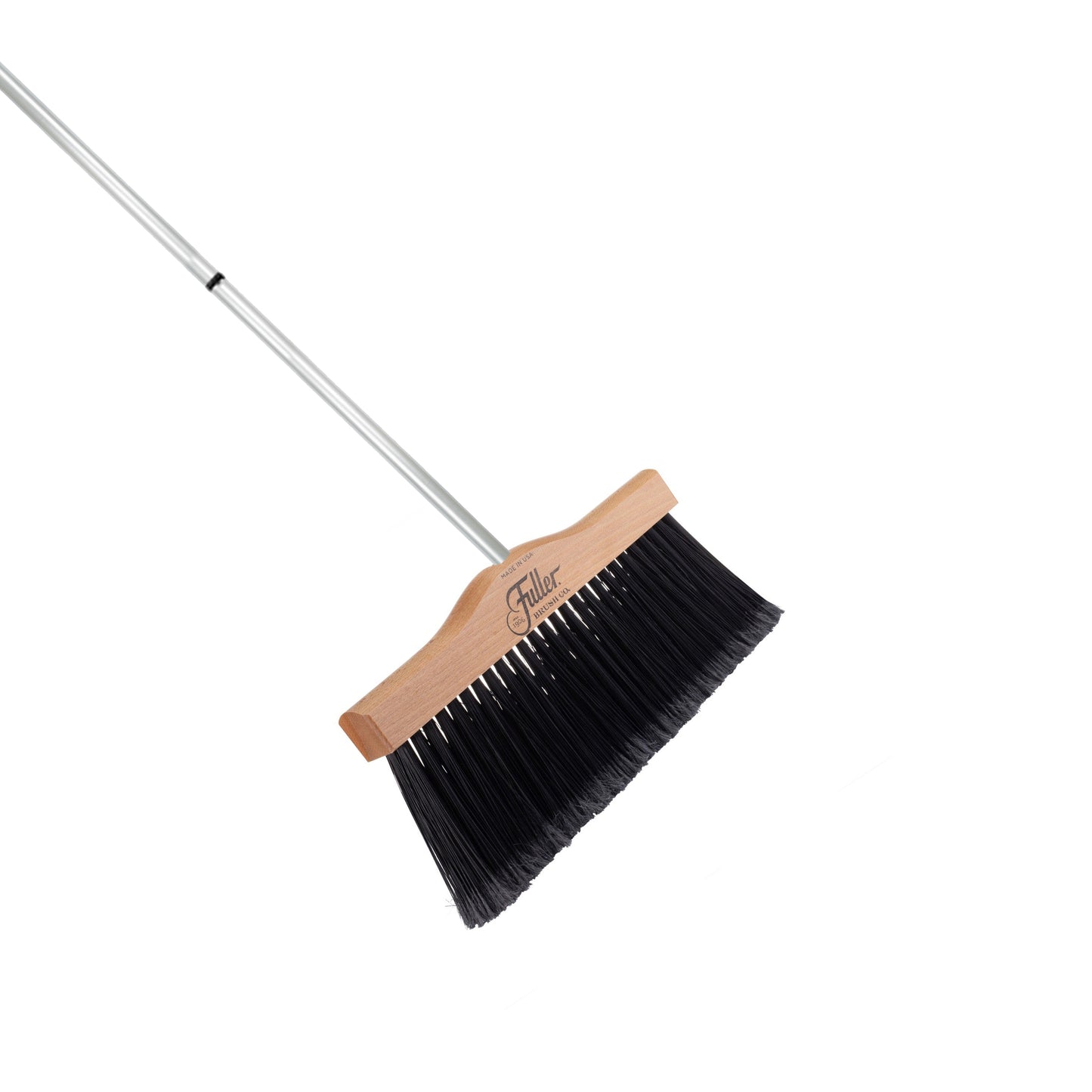 Handcrafted Extra Wide 12” maple wood broom with 808 adjustable handle