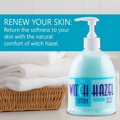Witch Hazel Classic - Moisturizer for Dry Calloused Hands - Refreshing as After Shave