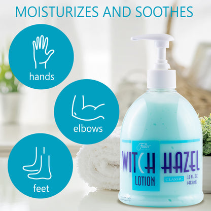 Witch Hazel Classic - Moisturizer for Dry Calloused Hands - Refreshing as After Shave