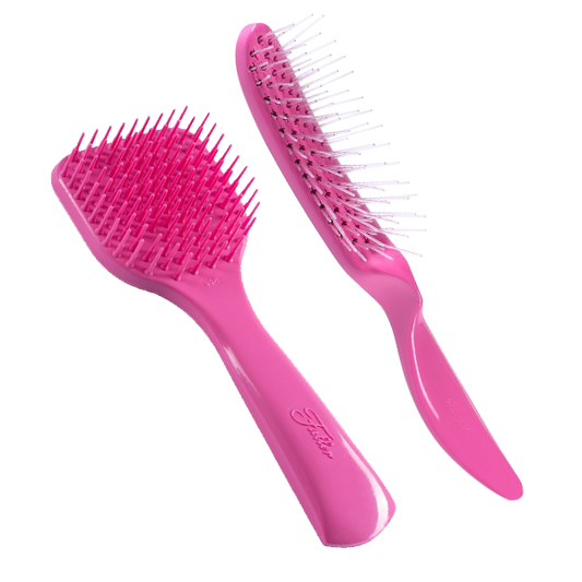 Scalp Massage & Shampoo Brush + Style Hairbrush For Detangling