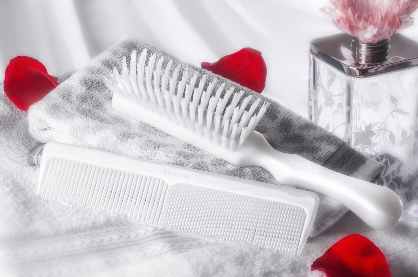 Lady Catherine Hairbrush & Ladies Styling Comb Set, For Long & Short Hair