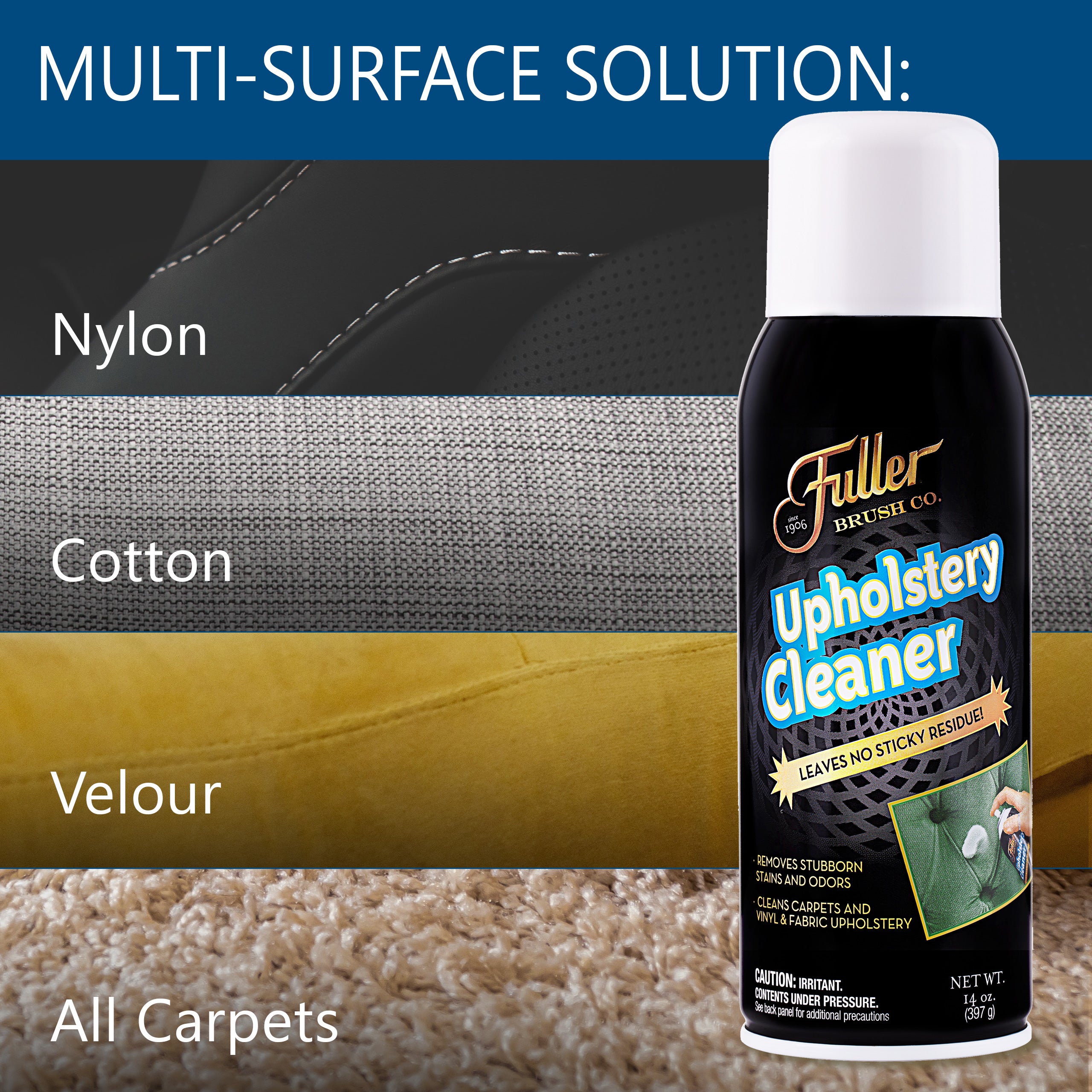 Upholstery & Carpet Cleaning Spray & Deodorizer - Rich Foam Spray