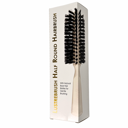 Half Round Lustrebrush Hairbrush