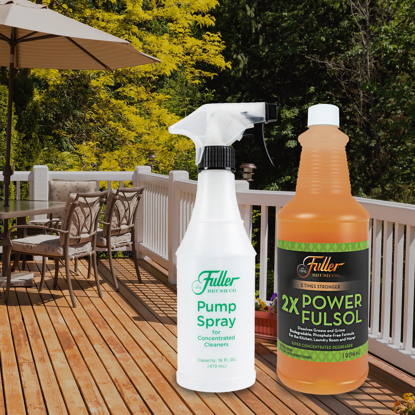 2X Power Fulsol Degreaser + Fuller Pump Spray Bottle