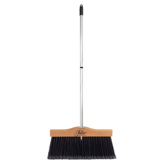 Handcrafted Extra Wide 12” maple wood broom with 808 adjustable handle