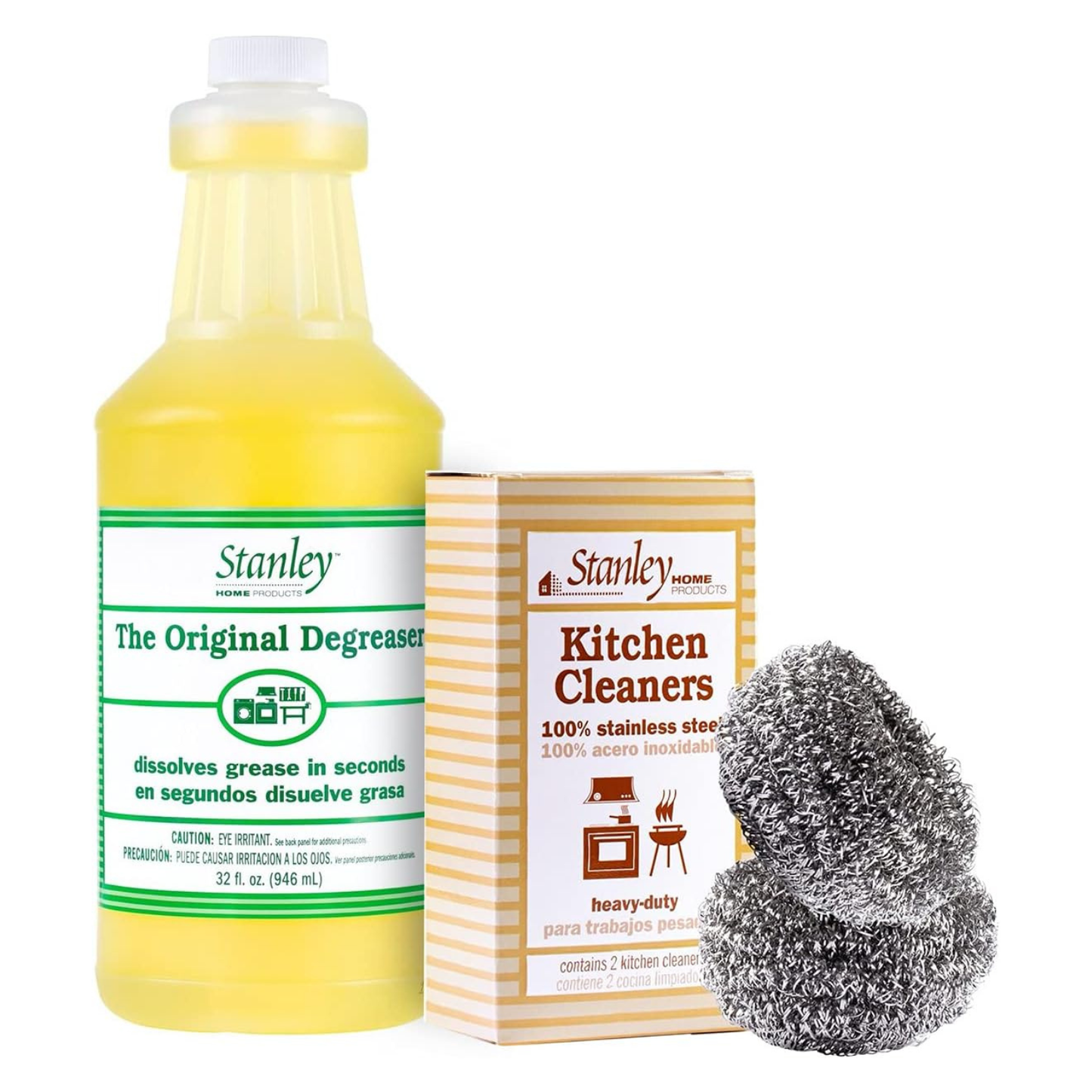 Original Degreaser + Stainless Steel Scrubbers