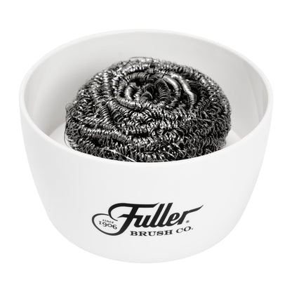 Handy Holder (White) + Stainless Steel Sponges