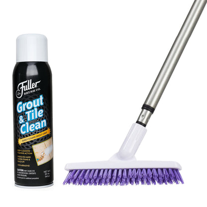 Grout & Tile Clean + Grout Brush
