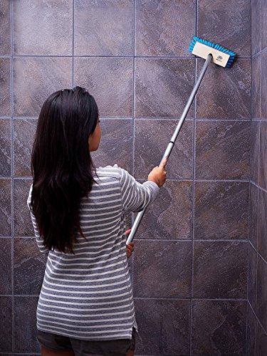 Tub & Shower E-Z Scrubber Heavy Duty Scrub Brush & Telescopic Handle