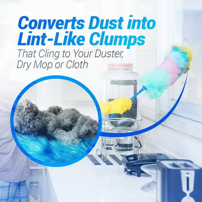 Duster Sprays (x2) + Dust Grabbing Microfiber Cloths