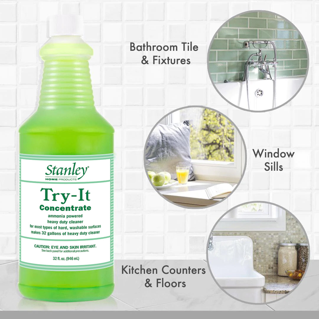 Try-It Countertop & Tile Cleaner Concentrate w/ Ammonia