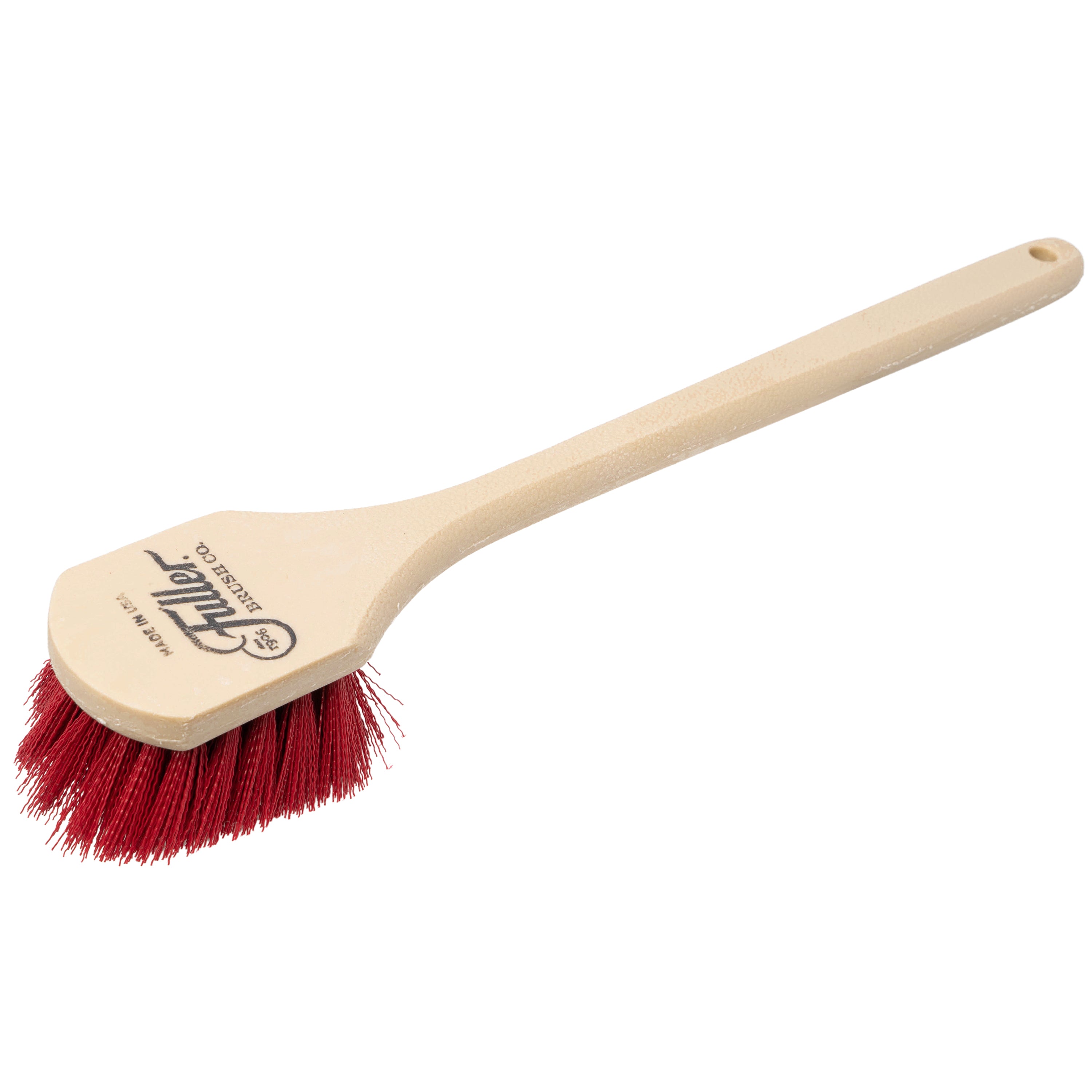 Iron Handle Scrub Brush – 0.022 Nylon 6.12 Bristle with Plastic