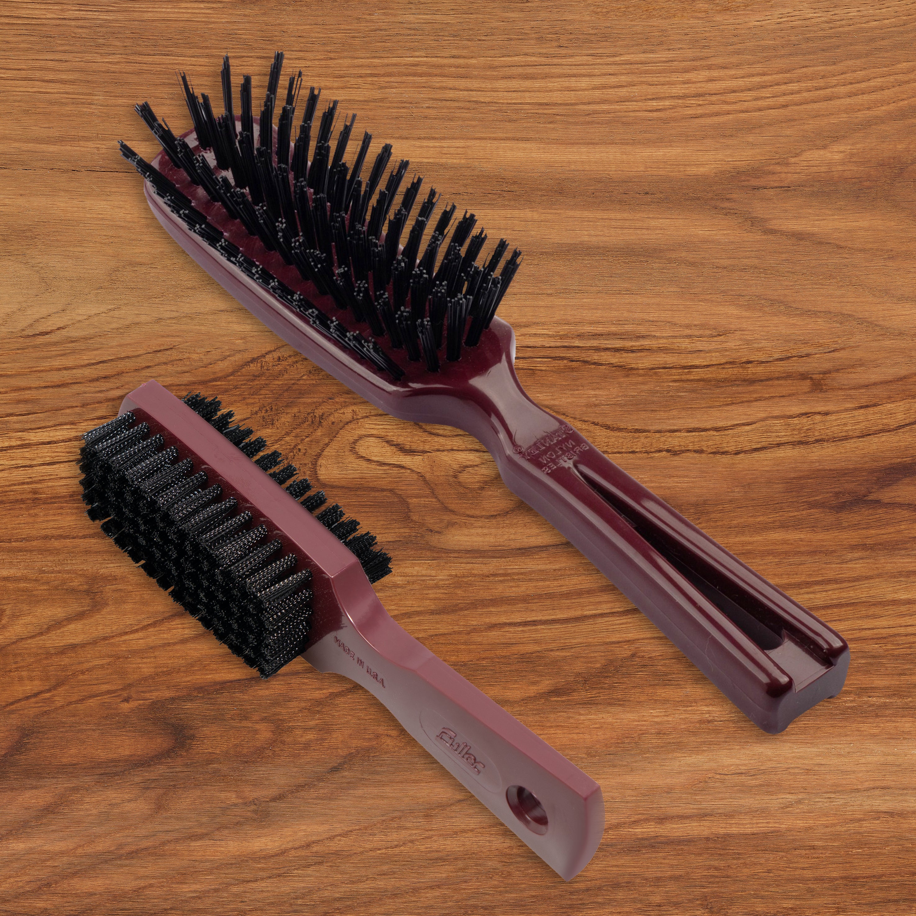 Hand ‘N Nail Brush + Commander Hairbrush - Mulberry