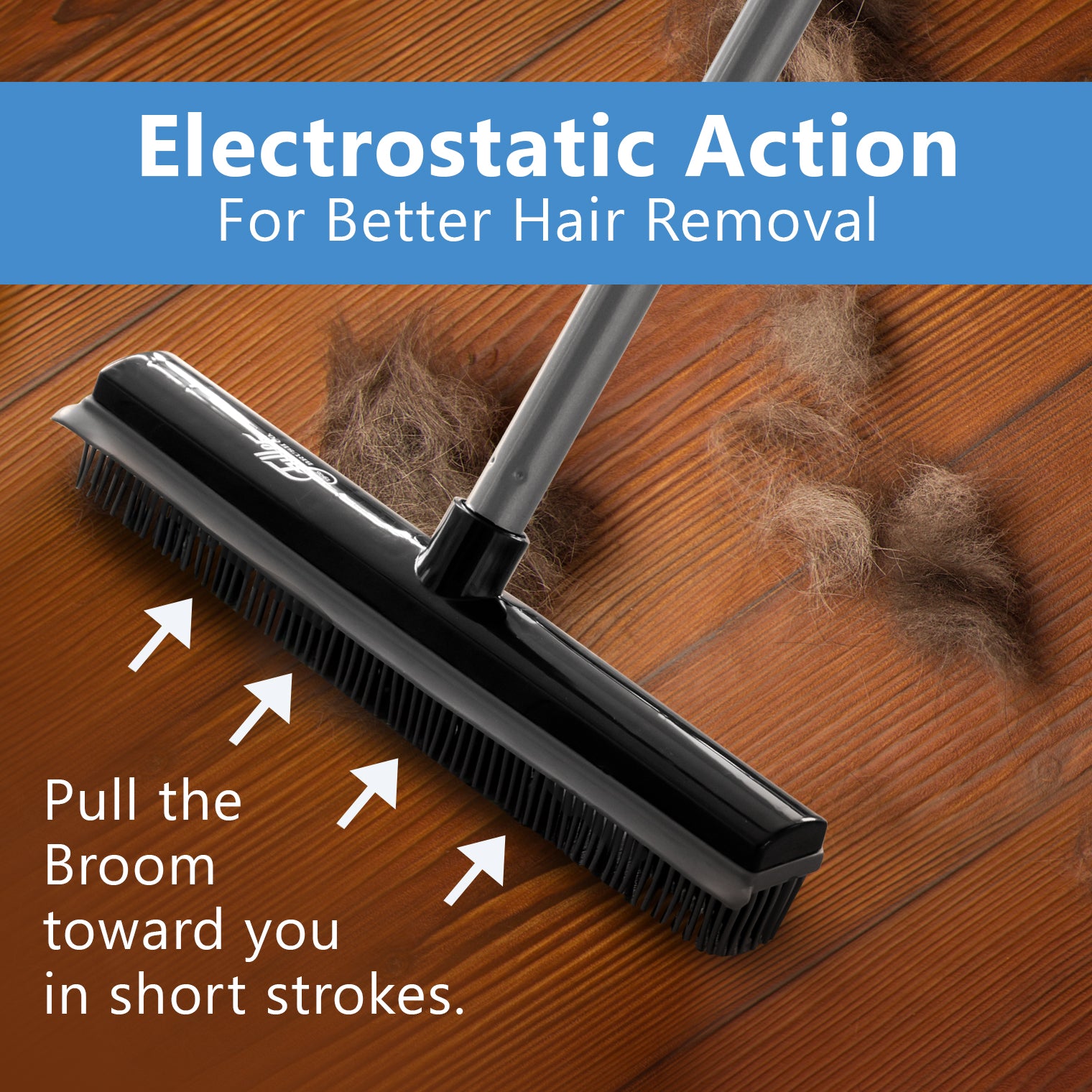 Pet Hair Cleanup: Fur Be Gone Broom