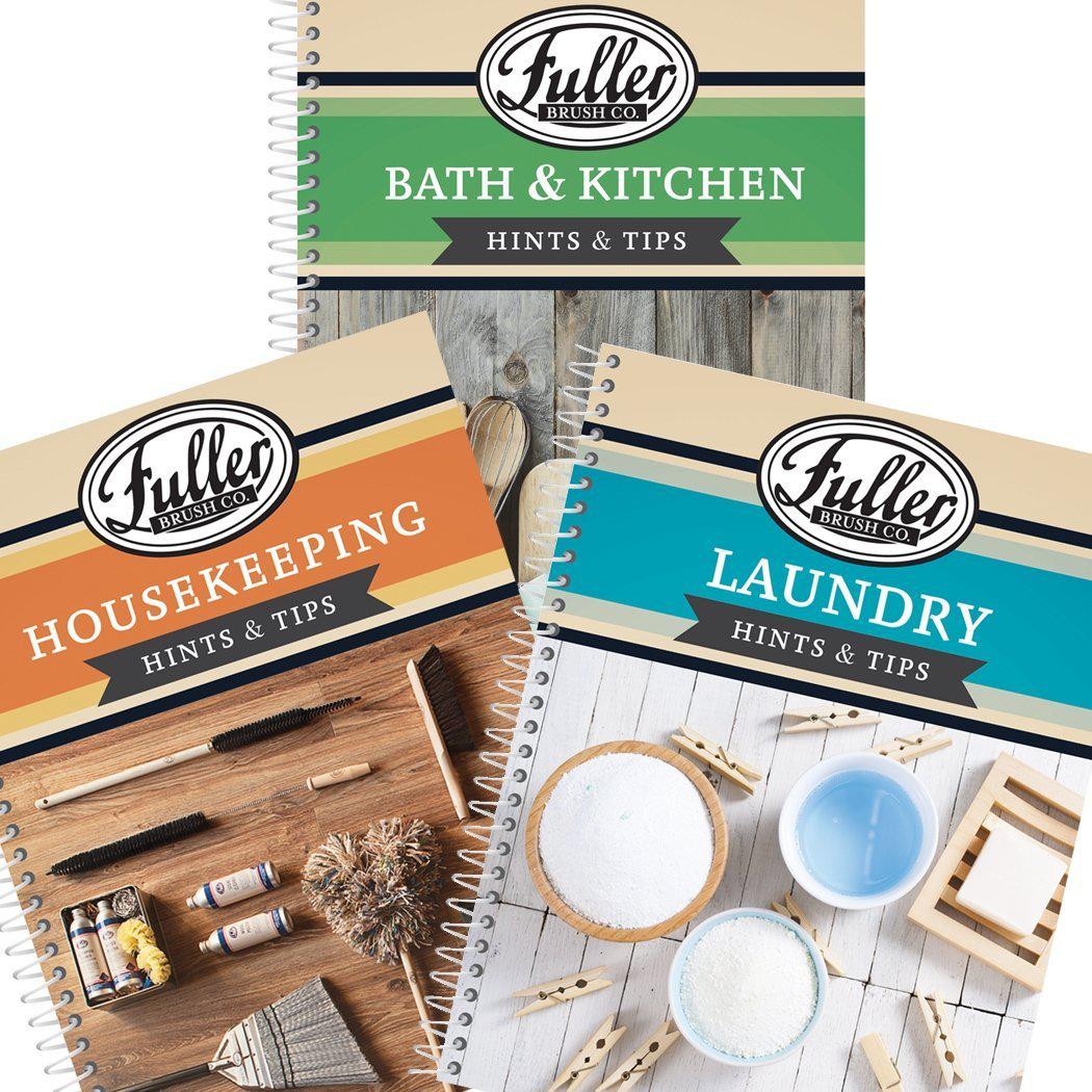 3 Book Set (Includes: Laundry, Bath & Kitchen, Housekeeping Books)