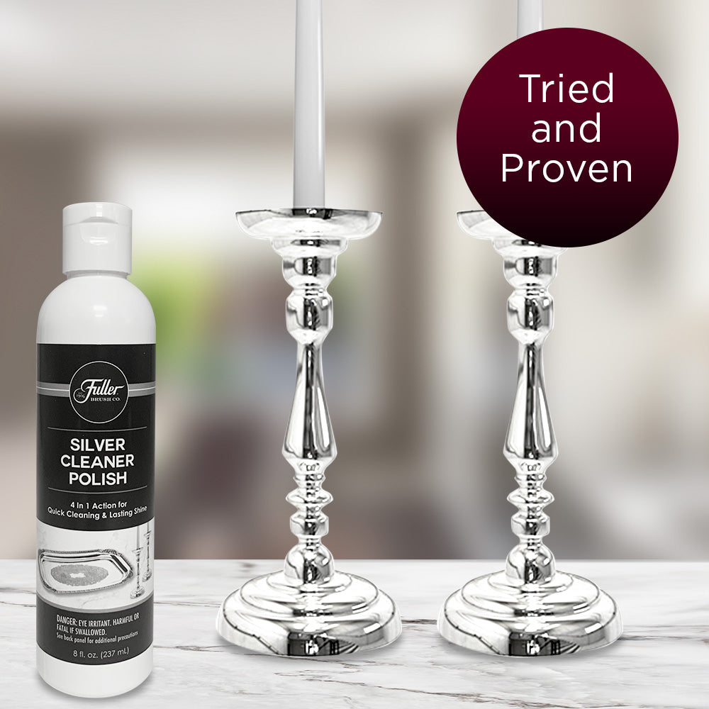 Silver Cleaner Polish 4 in 1 Cleaning Action  8 oz.