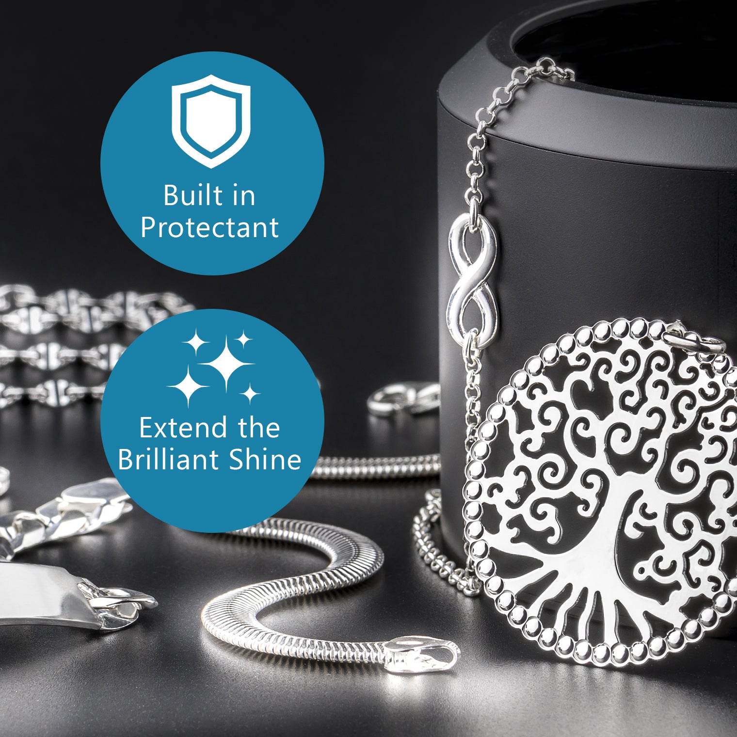 Silver Chain How To Clean Silver With Vinegar And Baking Soda