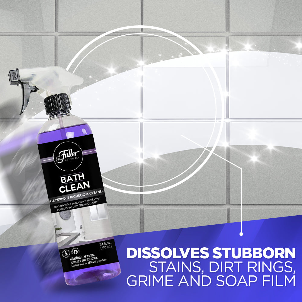 Bath Clean Spray Bottle – Dissolves Tough Soap Scum & Hard Water Stains