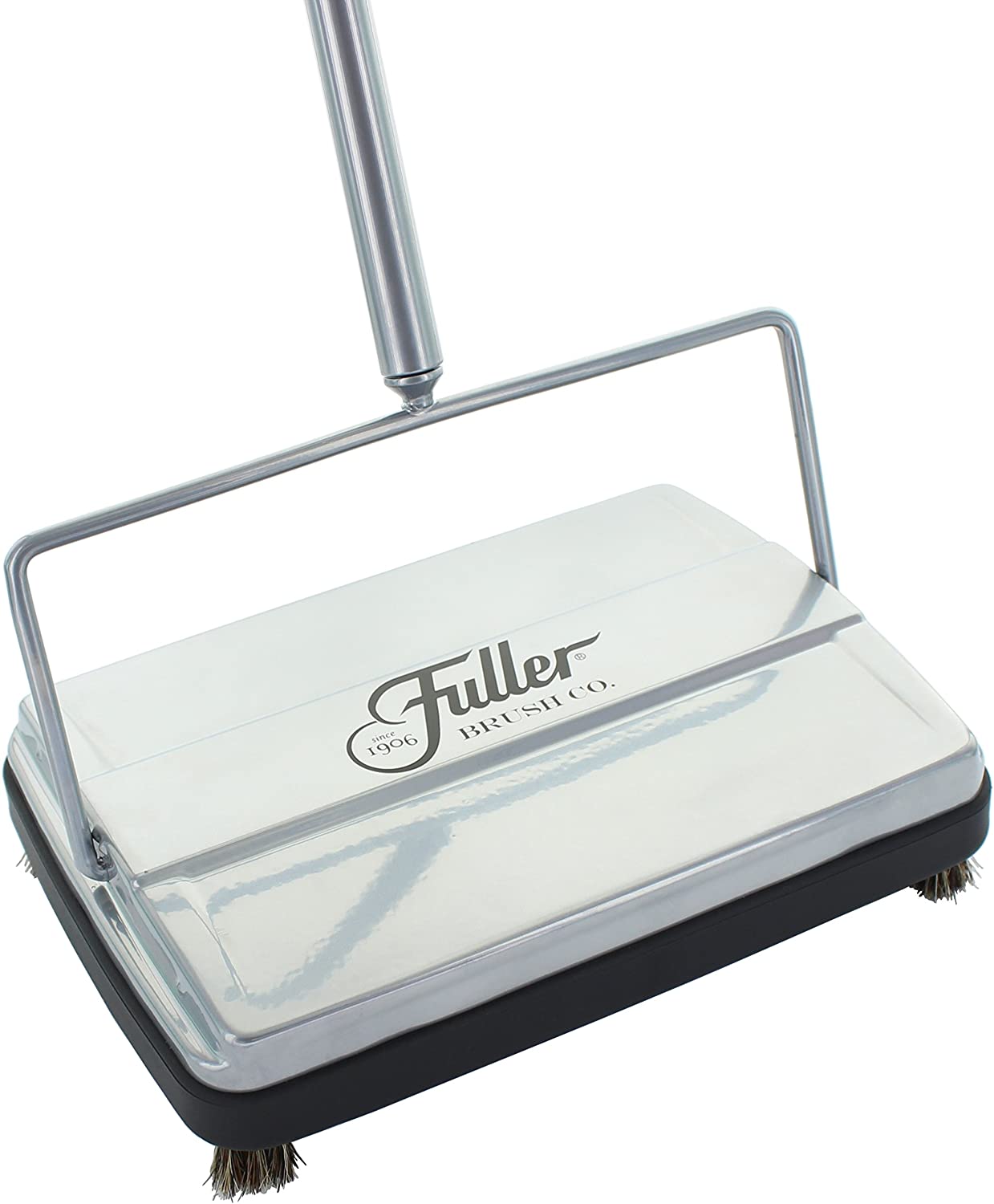 Fuller Brush 17052 Electrostatic Carpet & Floor Sweeper - 9 Cleaning Path  - Lightweight - Ideal for Crumby Messes - Works On Carpets & Hard Floor  Surfaces Red 