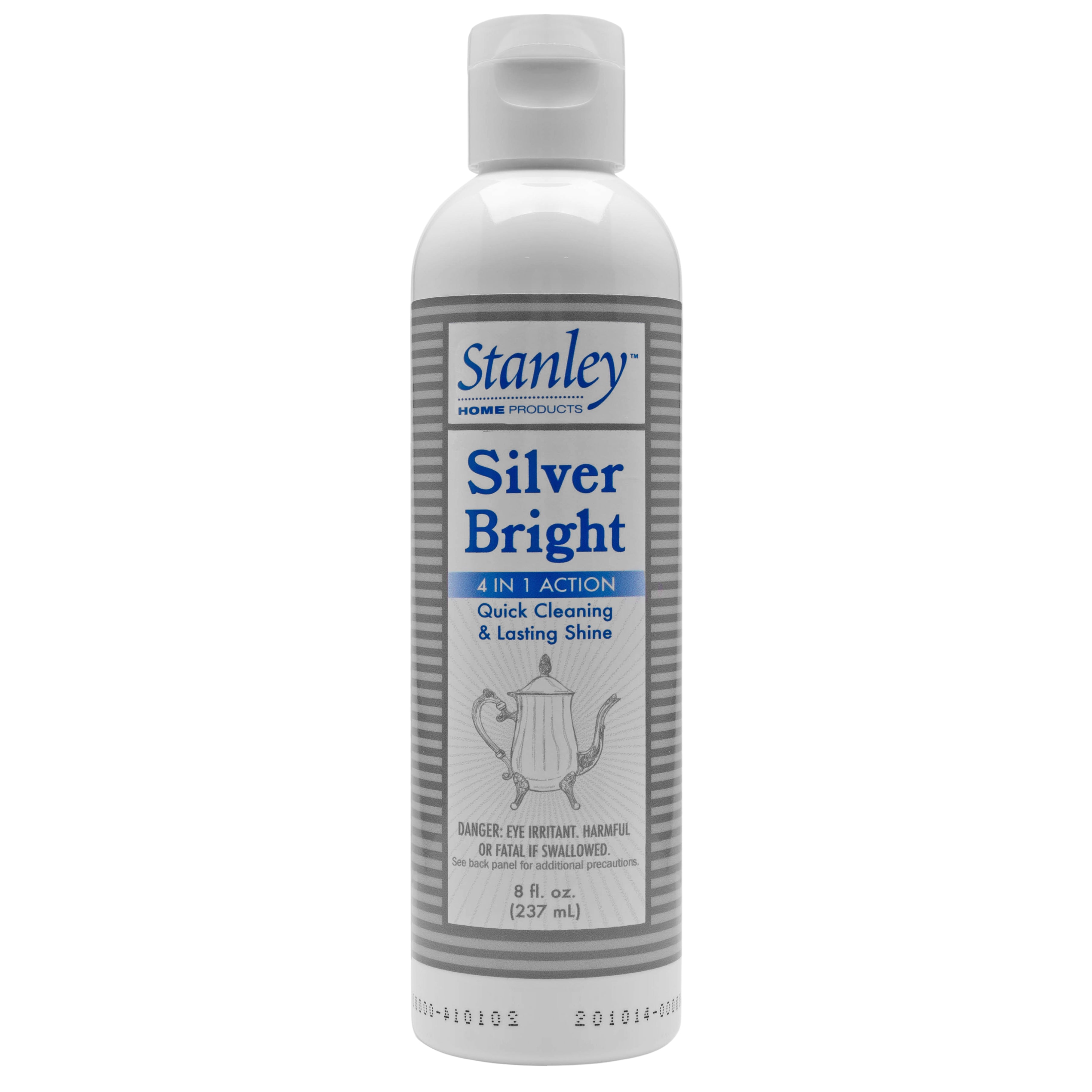 Stanley Home Silver Bright – Silver Cleaner & Polish – for Silver Plate, Sterling, Chrome, Fine Antique Silver – Safely Cleans, Removes Tarnish & Help
