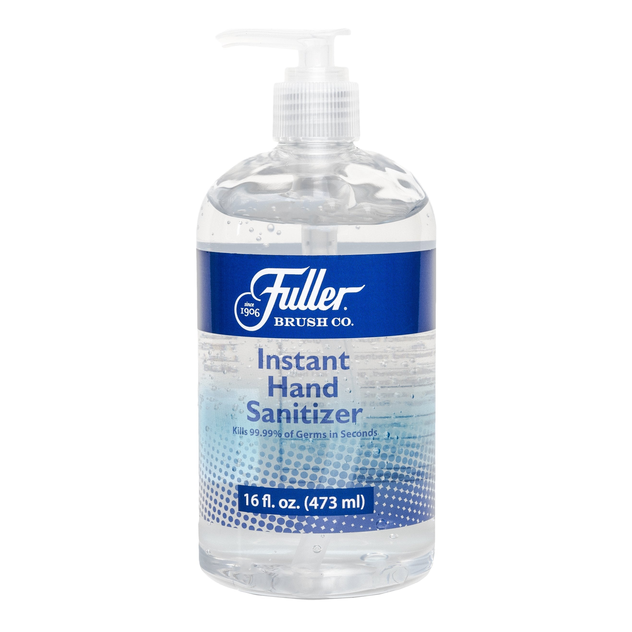 Instant Hand Sanitizer Gel 16 oz Pump Bottle with BONUS Travel Size Sanitizer - FREE