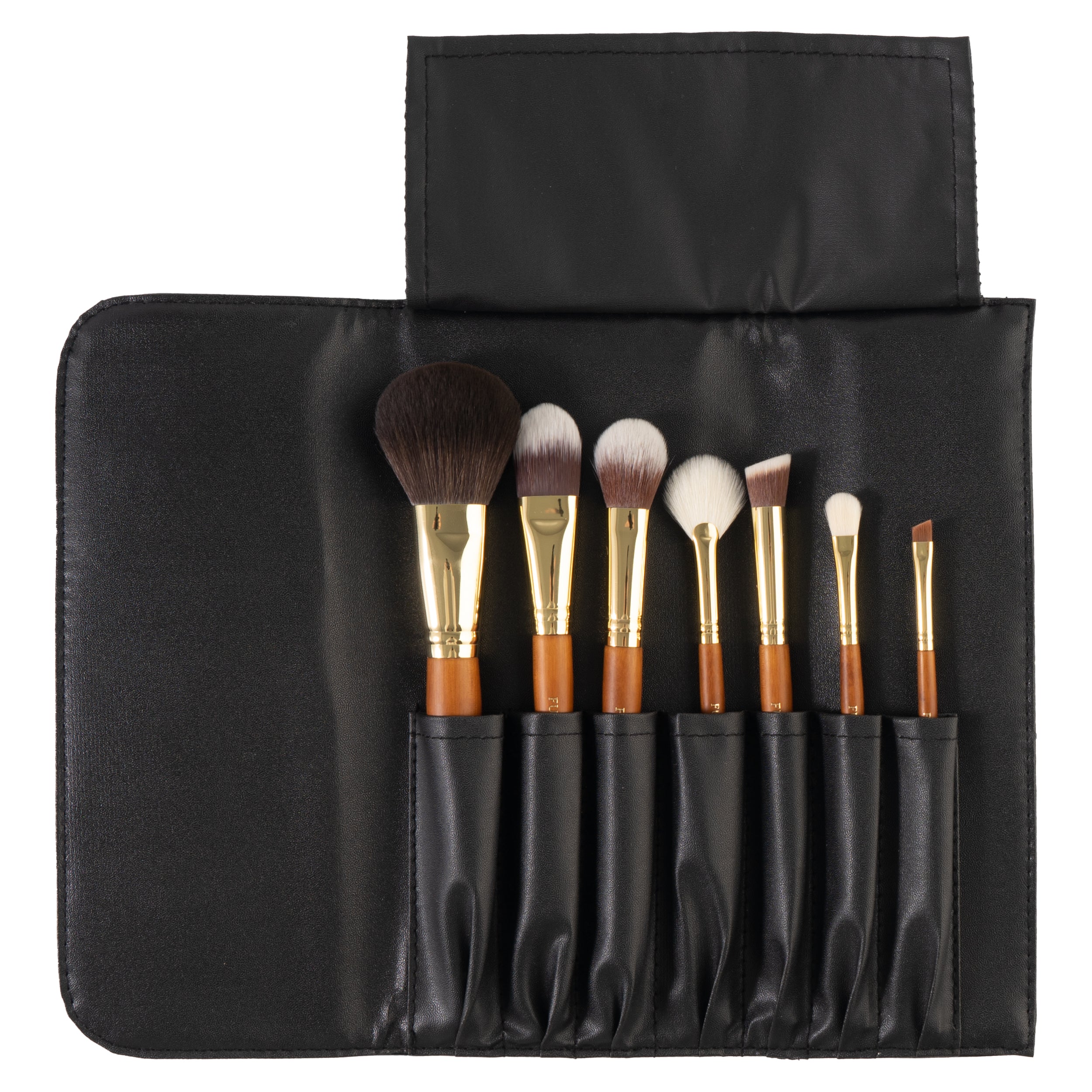 Fuller Brush/Stanhome Cosmetic Brush Set with Case (set of 7 Brushes ...