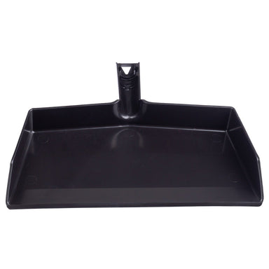 Black Plastic Dustpan, Wide Sweep, Handheld Easy Grip Handle w/ Clip-on-Dustpans-Fuller Brush Company