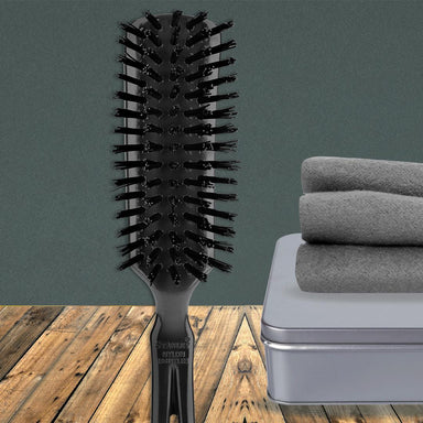 Commander Men's Hairbrush For Wet or Dry Hair Any length - Black-Hair Brushes-Fuller Brush Company