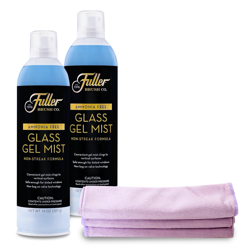Glass Gel Mist (2x) + Bonus Shine Bright Microfiber Cloths