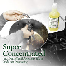 Degreaser Concentrate - Stubborn Grease Remover & Cleaning Solution for