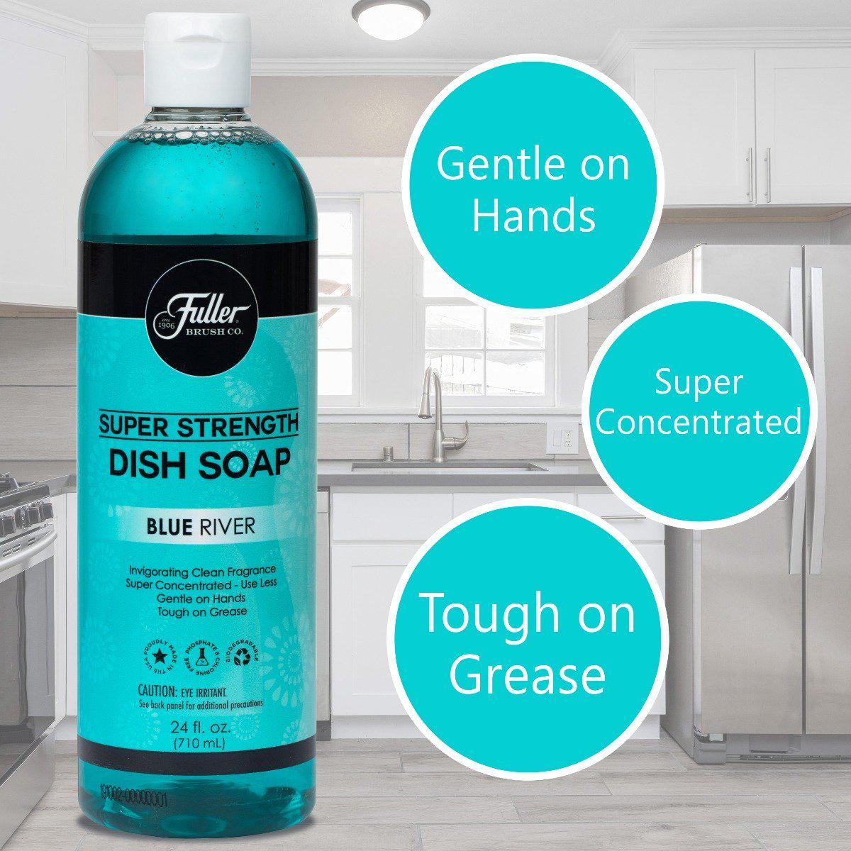 Dish Soap Super Strength - Blue River Invigorating Clean Fragrance-Cleaning Agents-Fuller Brush Company
